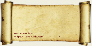 Isak Čakaranović vizit kartica